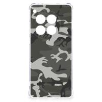 OnePlus 12 Doorzichtige Silicone Hoesje Army Light