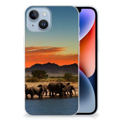 Apple iPhone 14 | TPU Hoesje | Olifanten