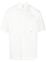 C.P. Company chemise boutonnée en coton à manches courtes - Blanc