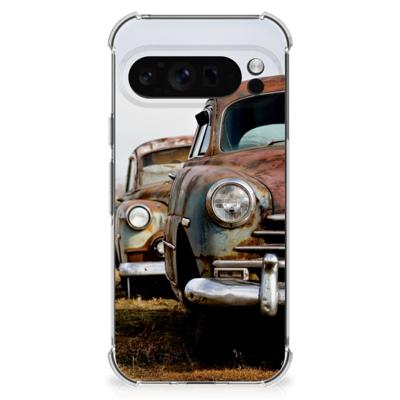 Google Pixel 9 Pro XL Anti-shock Hoesje met foto Vintage Auto Google Pixel 9 Pro XL Anti-shock Hoesje met foto Vintage Auto