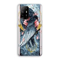 Golden Raven: Oppo A95 5G Transparant Hoesje