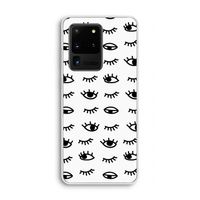 Eye pattern #2: Samsung Galaxy S20 Ultra Transparant Hoesje
