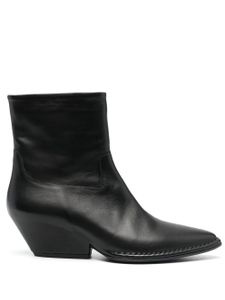 Del Carlo bottines à bout pointu - Noir