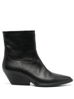 Del Carlo bottines à bout pointu - Noir