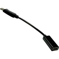 Value 12.99.3144 DisplayPort-kabel DisplayPort / HDMI Adapterkabel DisplayPort-stekker, HDMI-A-bus 0.15 m Zwart - thumbnail