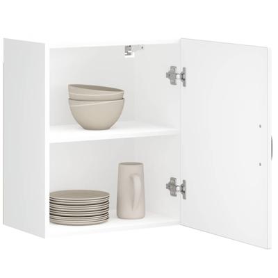 Keukenwandkast Kalmar bewerkt hout wit