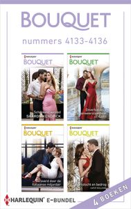 Bouquet e-bundel nummers 4133 4136 - Sharon Kendrick, Julia James, Caitlin Crews, Cathy Williams - ebook