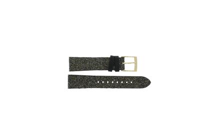 Horlogeband Michael Kors MK2878 Leder Zwart 18mm