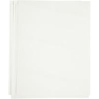 Creativ Company Transfer vellen, vel 21,5x28 cm, voor donker en licht textiel, wit, 12 vel/ 1 doos