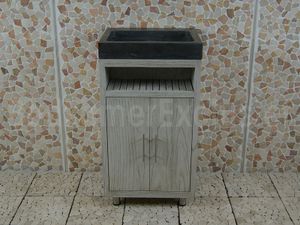 Badkamermeubel Raung Cabinet Mindyhout 50 cm. bluestone