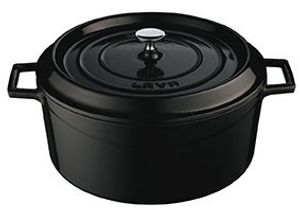 LAVA Trendy Casserole rond - Ø280mm - 6.71Ltr - Zwart/Zwart