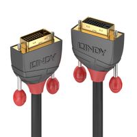 Lindy 36230 DVI kabel 0,5 m DVI-D DVI-I Zwart