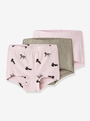 Set van 3 hipsters BALLERINA HORSE voor meisjes NAME IT snoepjesroze