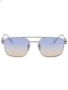 Prada Eyewear lunettes de soleil à monture rectangulaire - Argent