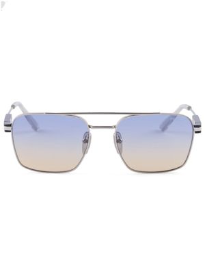 Prada Eyewear lunettes de soleil à monture rectangulaire - Argent