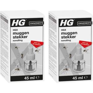 HGX Muggenstekker Navulling - Effectief tegen Muggen - 2 stuks!