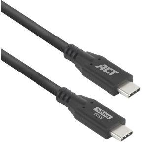 ACT USB 3.0 10Gbps 60W USB Type-C® kabel. 2 meter