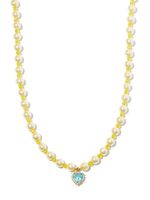 A Sinner in Pearls collier en or 18ct à pendentif cœur