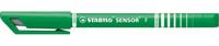 STABILO SENSOR fineliner, 0,3 mm, groen STABILO SENSOR fineliner, 0,3 mm, groen