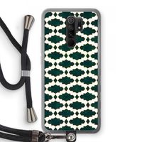Moroccan tiles: Xiaomi Redmi 9 Transparant Hoesje met koord