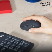 Logitech MK295 Silent Wireless Combo toetsenbord Inclusief muis USB QWERTY US International Grafiet - thumbnail
