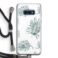 Simple leaves: Samsung Galaxy S10e Transparant Hoesje met koord Simple leaves: Samsung Galaxy S10e Transparant Hoesje met koord