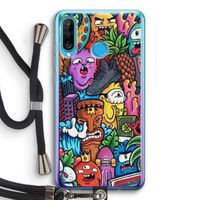 Vexx Mixtape: Huawei P30 Lite Transparant Hoesje met koord