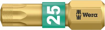 Wera Bit | 1/4 inch T 15 lengte 25 mm | BiTorsion, diamantgecoat | 1 stuks - 05066102001