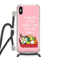 Bento a day: iPhone XS Transparant Hoesje met koord Bento a day: iPhone XS Transparant Hoesje met koord