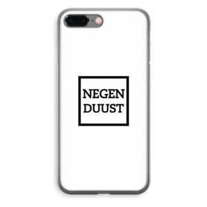 Negenduust vierkant: iPhone 8 Plus Transparant Hoesje