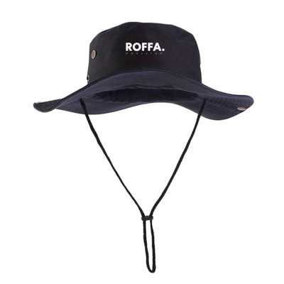 Bucket Hat ROFFA. - logo voor - 100% katoen