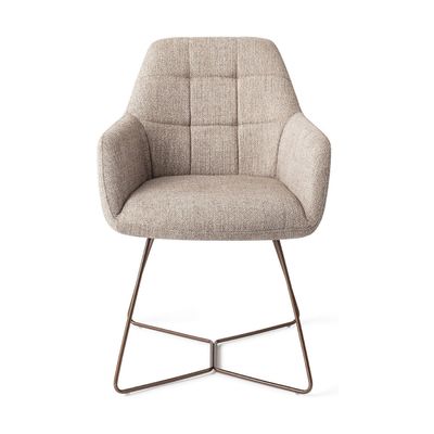 Jesper Home Noto eetkamerstoel Biscuit Beach beehive rose