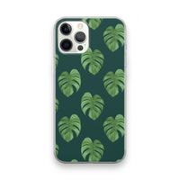 Monstera leaves: iPhone 12 Pro Max Transparant Hoesje