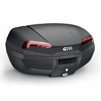 GIVI E46 Riviera Monolock Topkoffer, Topkoffers en zijkoffers voor de moto, rode reflectoren