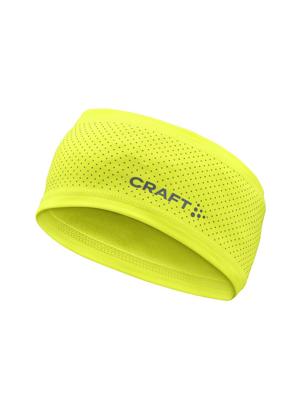 Craft Lumen Fleece 2 hoofdband geel unisex
