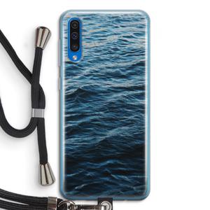Oceaan: Samsung Galaxy A50 Transparant Hoesje met koord