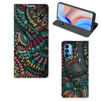 OPPO Reno4 Pro 5G | Hoesje met Magneet | Aztec