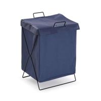 Wasmand Versa Blauw Polyester Metaal Polyethyleen 35 X 48 X 30 CM