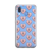 Chicks before dicks: Samsung Galaxy A40 Transparant Hoesje