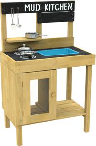 Tp toys Junior Cook Houten Modderkeuken met Accessoires