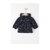 s.Oliver newborn baby zomerjas met all over print marine - thumbnail