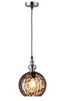 Fischer & Honsel Glazen hanglamp Uller met amber glas 69567