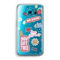 Positivity: Samsung Galaxy S6 Transparant Hoesje
