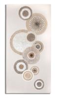 WANDBEDRUKKING/SCHILDERWERK CIRCLY MET APPLICATIE -A- CM 50X3,2X100