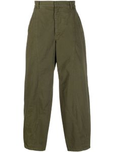 Henrik Vibskov pantalon Engineered D en coton biologique - Vert