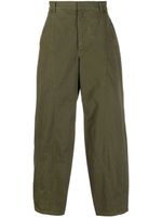 Henrik Vibskov pantalon Engineered D en coton biologique - Vert