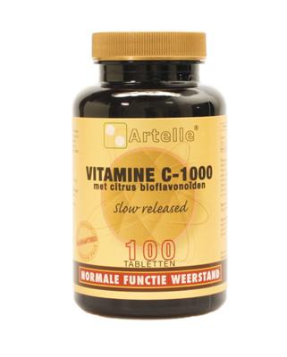 Artelle Vitamine C-1000 Tabletten Slow Released 100 Tab Artelle Vitamine C-1000 Tabletten Slow Released 100 Tab