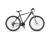 Umit Mirage Oversized MTB 27.5 Inch 50 cm Unisex 21V V Brakes Zwart/Turquoise