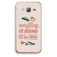 Optimistic flower girl: Samsung Galaxy J3 (2016) Transparant Hoesje Optimistic flower girl: Samsung Galaxy J3 (2016) Transparant Hoesje