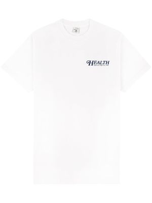Sporty & Rich t-shirt 70s Health à logo imprimé - Blanc